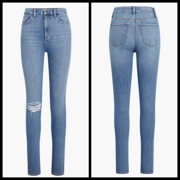 💕FAVORITE DAUGHTER💕 The Sara High Rise Skinny Jean ~ Ted Regal Blue 27 NWT - Picture 5 of 16